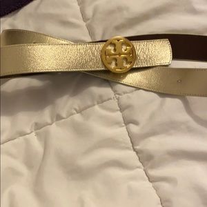 Tory Burch Gold Belt Size M/L